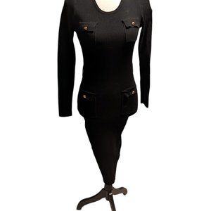 Hera Collection Tight Black Dress Size: Medium